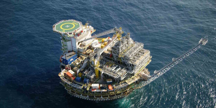 Plataforma de exploração de petróleo em alto mar. Foto: Petrobras / Geraldo Falcão